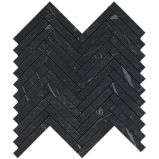 Мозаика 30.5*30 Marvel Nero Marquina Herringbone Wall